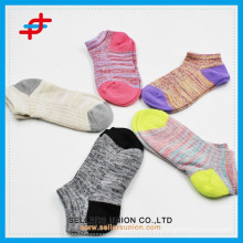 OEM Promotion Candy Colored Girls Cotton Welt Ankle Sock